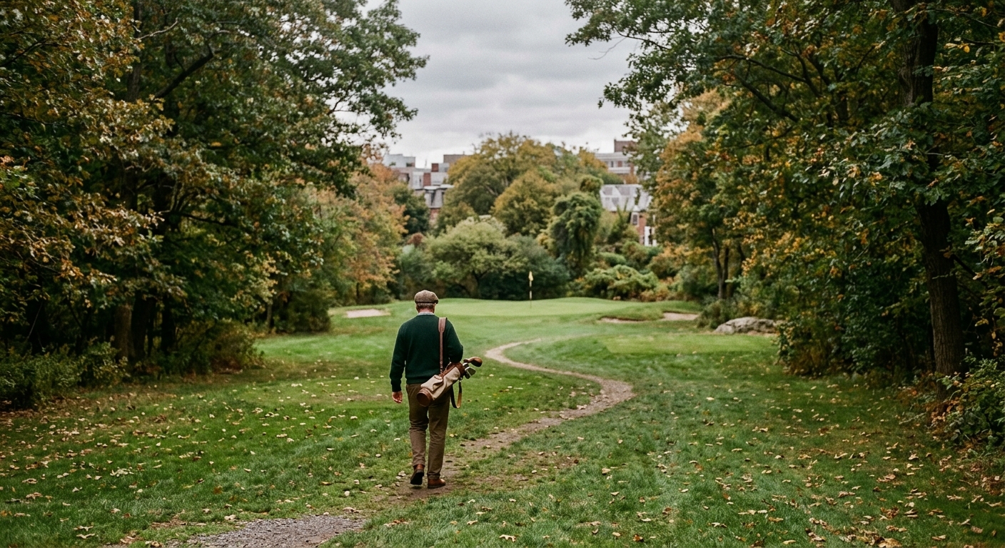 Fresh Pond Golf Course in Cambridge — a 9-hole Donald Ross design accessible without a car